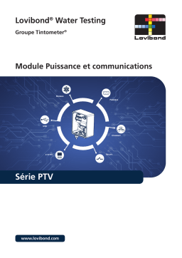 Lovibond Power & Communications Module Manuel utilisateur