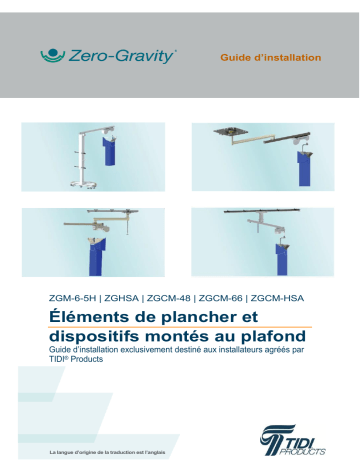 Zero-Gravity ZGM-6-5H Radiation Protection Guide d'installation | Fixfr
