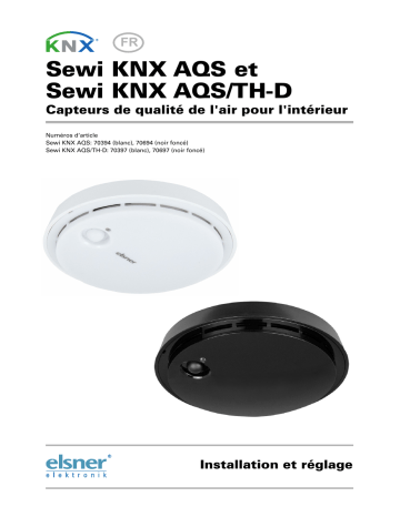 Elsner Sewi KNX AQS et AQS/TH-D à partir de SW 0.2.17, SN 29092101 Manuel utilisateur | Fixfr