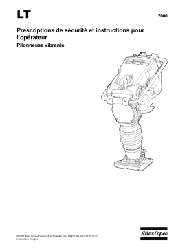 Atlas Copco LT 7000 Manuel utilisateur