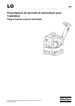 Atlas Copco LG 300 Manuel utilisateur