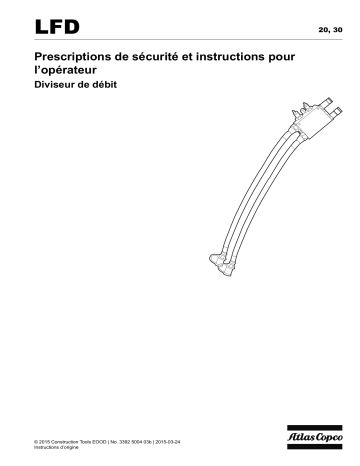 Atlas Copco LFD 20, LFD 30 Manuel utilisateur | Fixfr