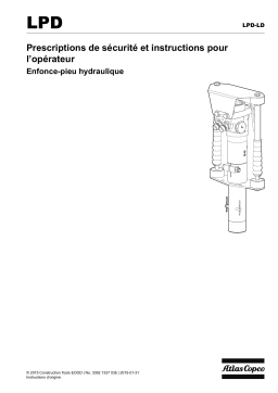 Atlas Copco LPD-LD Manuel utilisateur