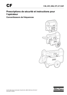 Atlas Copco CF Manuel utilisateur