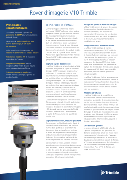 TRIMBLE V10 Fiche technique