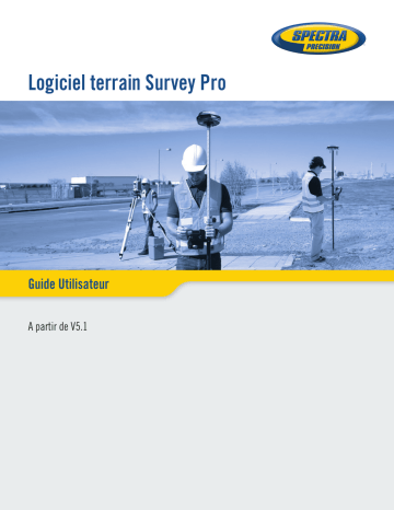 TRIMBLE SP SurveyPro Mode d'emploi | Fixfr