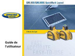 TRIMBLE QML800 Mode d'emploi