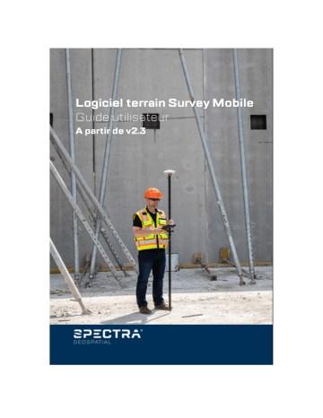 TRIMBLE SP Survey Mobile Mode d'emploi | Fixfr