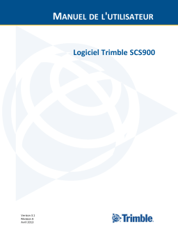 TRIMBLE SCS900 Mode d'emploi