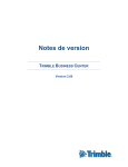 TRIMBLE Business Center Mode d'emploi