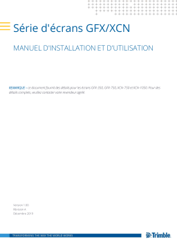 TRIMBLE GFX-750 Display Mode d'emploi