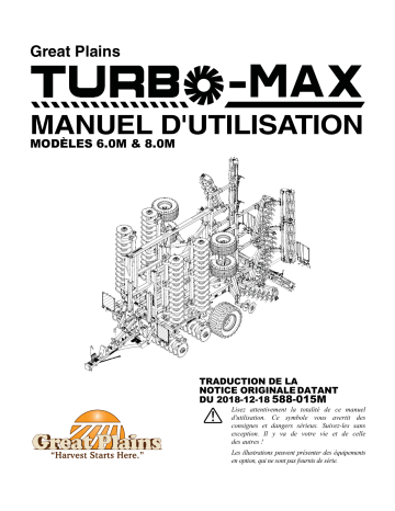 GREAT PLAINS Turbo Max: 6 & 8M Mode d'emploi | Fixfr