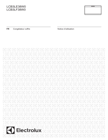LCB3LF38W0 | Electrolux LCB3LE38W0 Congélateur coffre Manuel utilisateur | Fixfr