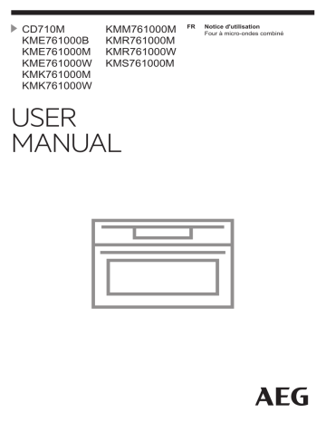 KMS761000M | KMK761000M | KME761000B | AEG KME761000M Four compact Manuel utilisateur | Fixfr