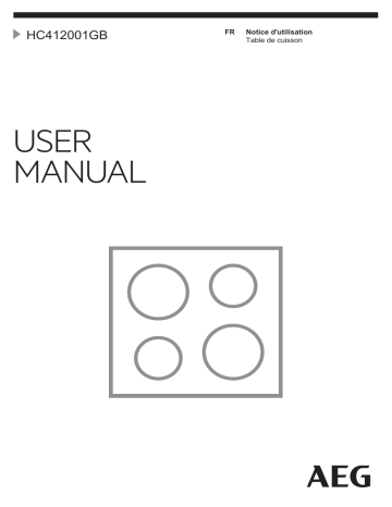 AEG HC412001GB Table gaz Manuel utilisateur | Fixfr