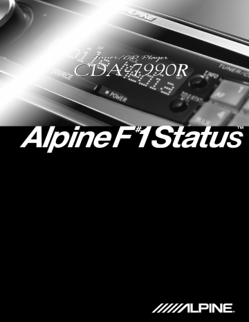 Alpine CDA-7990R Mode d'emploi | Fixfr