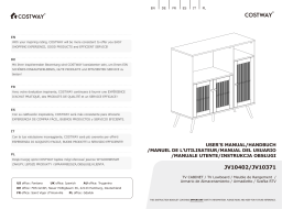 Costway JV10402 Buffet Kitchen Storage Cupboard Manuel utilisateur