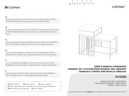 Costway JV10386 2 Pieces Modern Nesting Coffee Table Set Manuel utilisateur