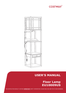 Costway EU10009US Modern Floor Lamp Manuel utilisateur