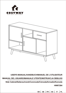 Costway HW67264 Sideboard Storage Cabinet Manuel utilisateur