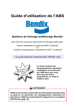 BENDIX BW2489 ® Antilock Braking System Manuel utilisateur