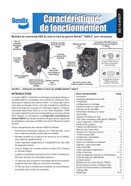 BENDIX SD-13-4767 TABS-6 TRAILER ABS MODULE Manuel utilisateur