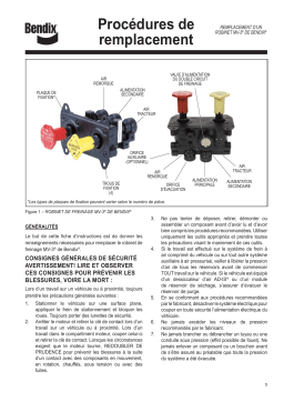 BENDIX S-1511 MV-3 VALVE REPLACEMENT Guide d'installation