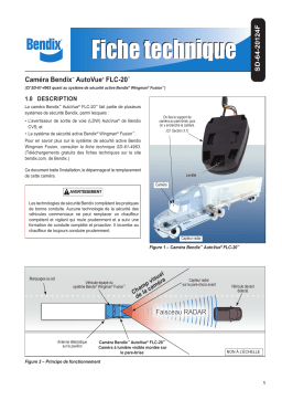 BENDIX SD-64-20124 ® AutoVue® FLC-20™ Camera Manuel utilisateur