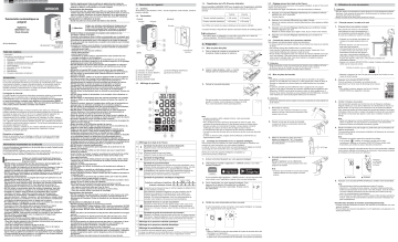 Omron Healthcare HEM-9601T-E3 NightView Blood Pressure Monitor Manuel utilisateur | Fixfr
