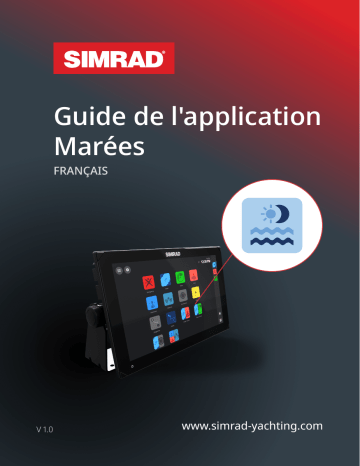 Simrad NSX Tides App Manuel utilisateur | Fixfr