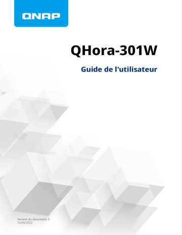 QNAP QHora-301W Mode d'emploi | Fixfr