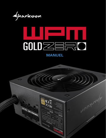Sharkoon WPM Gold ZERO Power Supply Manuel du propriétaire | Fixfr