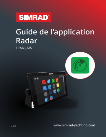Simrad NSX Radar App Manuel utilisateur | Fixfr