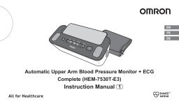 Omron Healthcare HEM-7530T-E3 Complete Blood Pressure Monitor Manuel utilisateur