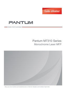 Pantum M7318DN Mode d'emploi