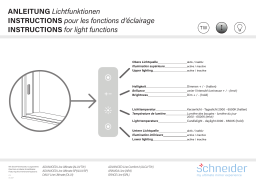 Schneider ALU1 Adnavced Line Ultimate TW Spiegelschrank Mode d'emploi