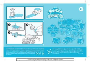 Play-Doh Wheels Cement Truck Toy Mode d'emploi | Fixfr