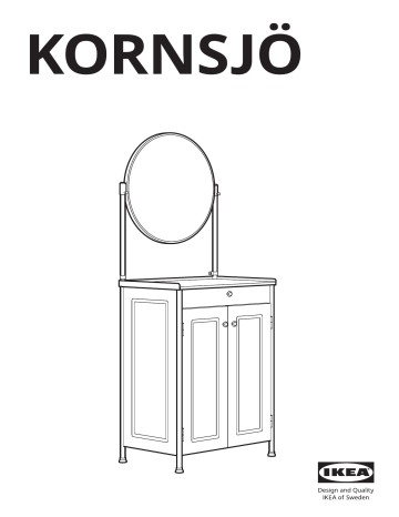 IKEA KORNSJÖ Cabinet Guide d'installation | Fixfr