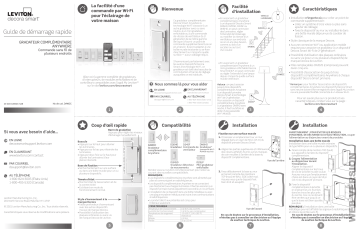 Leviton DAWDC-1BW Anywhere Companion Dimmer Manuel utilisateur | Fixfr