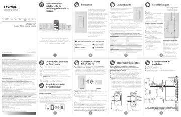 Leviton DN6HD-1BW In-Wall Smart Dimmer Installation manuel | Fixfr