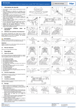 Dräger AI harness pack Manuel utilisateur