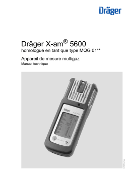 Dräger TM-X-am 5600 Manuel utilisateur