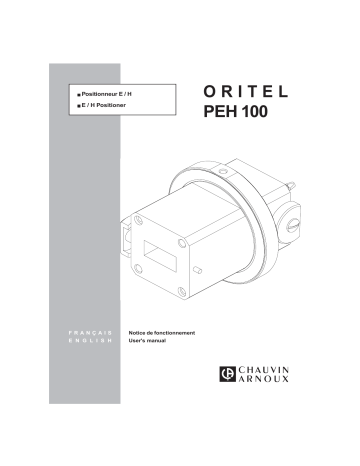 CHAUVIN ARNOUX PEH 100 Manuel utilisateur | Fixfr