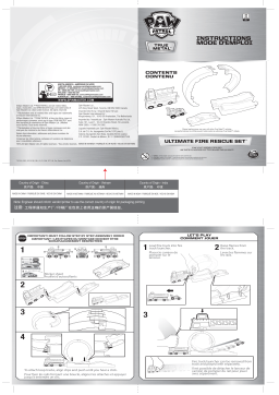 Paw Patrol Ultimate Fire Rescue Set Mode d'emploi