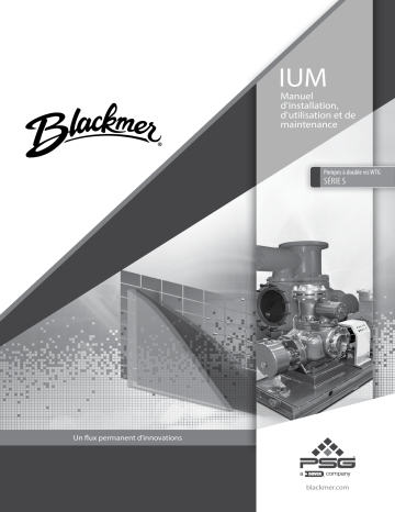 BLACKMER Pompes à double vis WTG SÉRIE S 112-B00 Manuel utilisateur | Fixfr