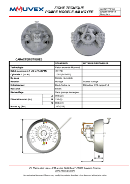 Mouvex AM Noyee Manuel utilisateur