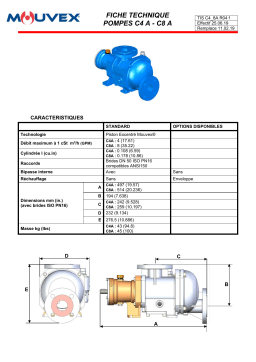 Mouvex C4A - C8A R04 Manuel utilisateur