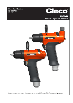 Cleco 7PTHH35Q Visseuse à impulsions Manuel du propriétaire