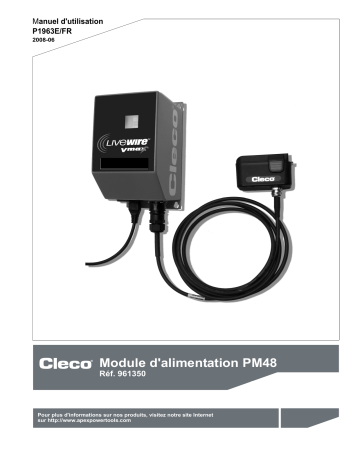 Cleco 961350 Module d'alimentation PM48 Manuel du propriétaire | Fixfr