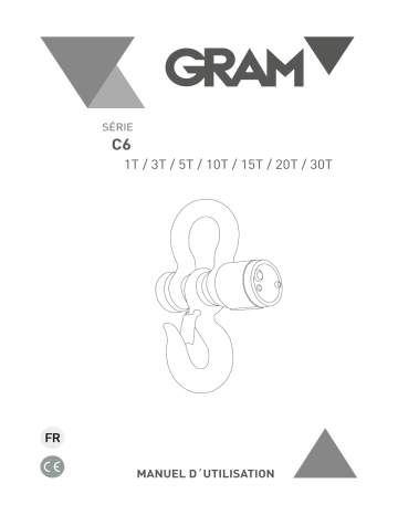 Gram C6 Industrial Cranes Manuel du propriétaire | Fixfr